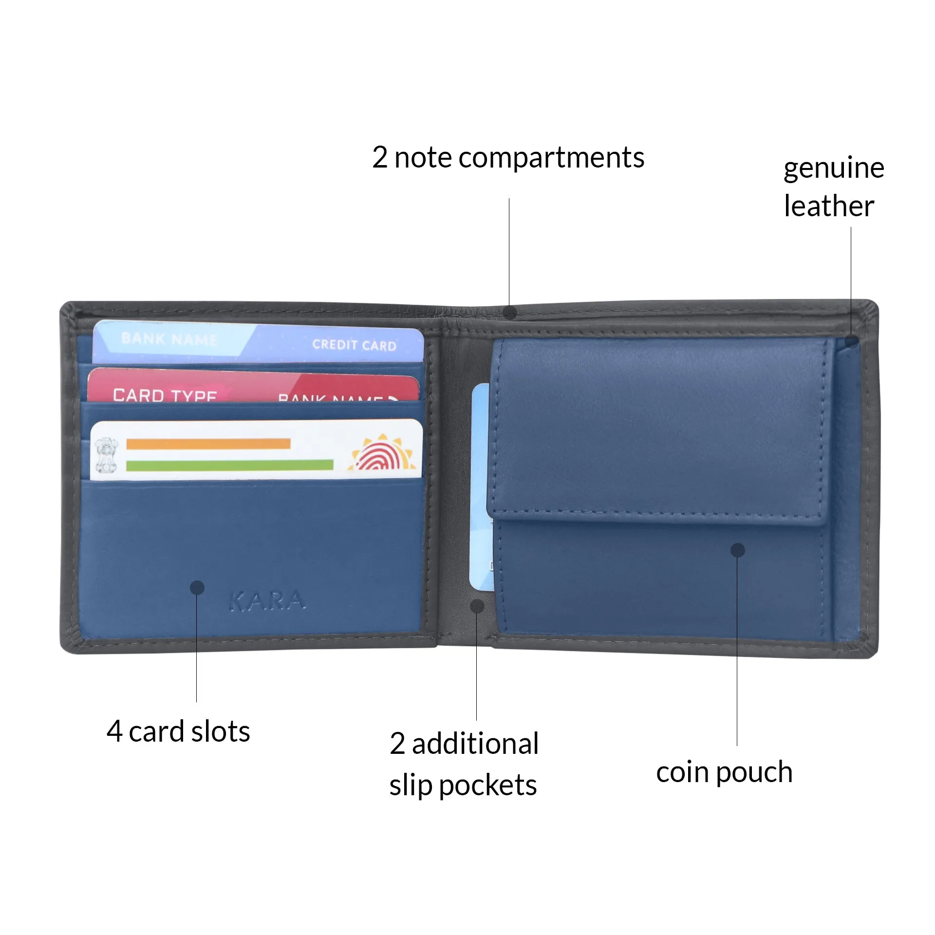 10090 Tan Bifold Wallet