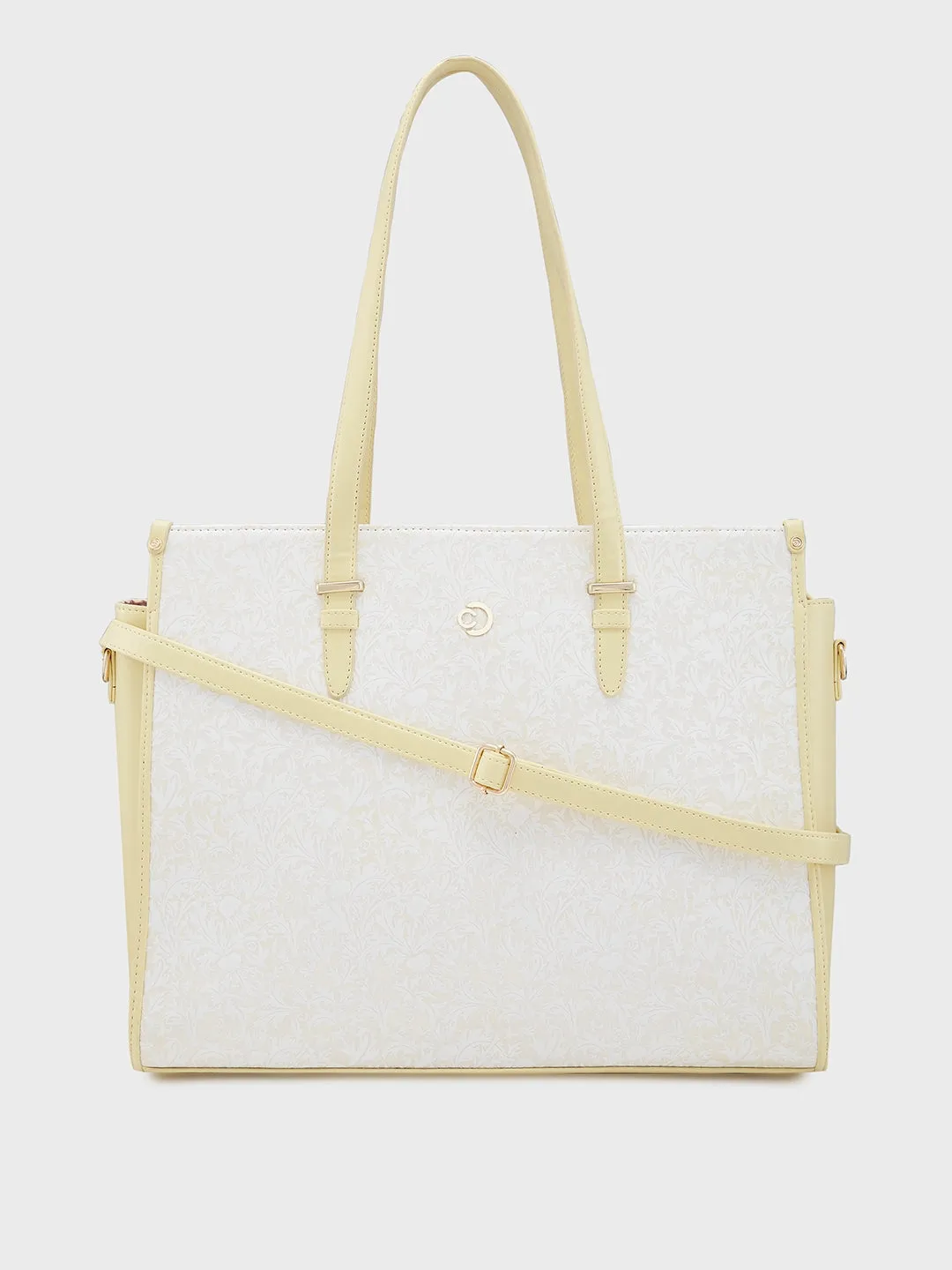 Caprese Aurora Laptop Tote Large Yellow