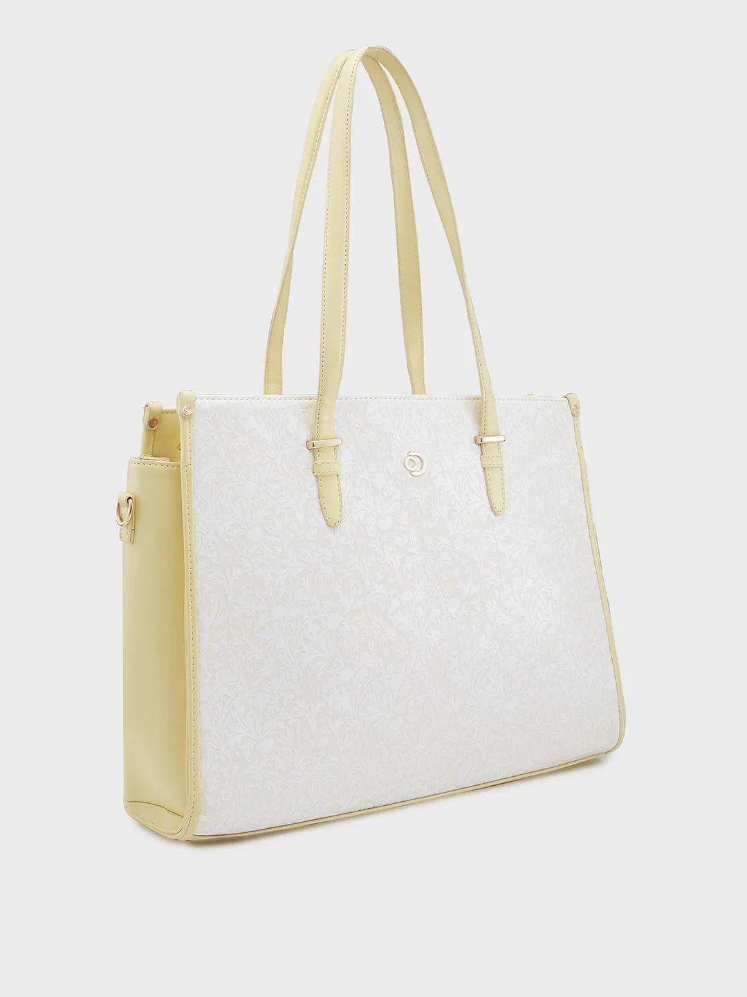 Caprese Aurora Laptop Tote Large Yellow