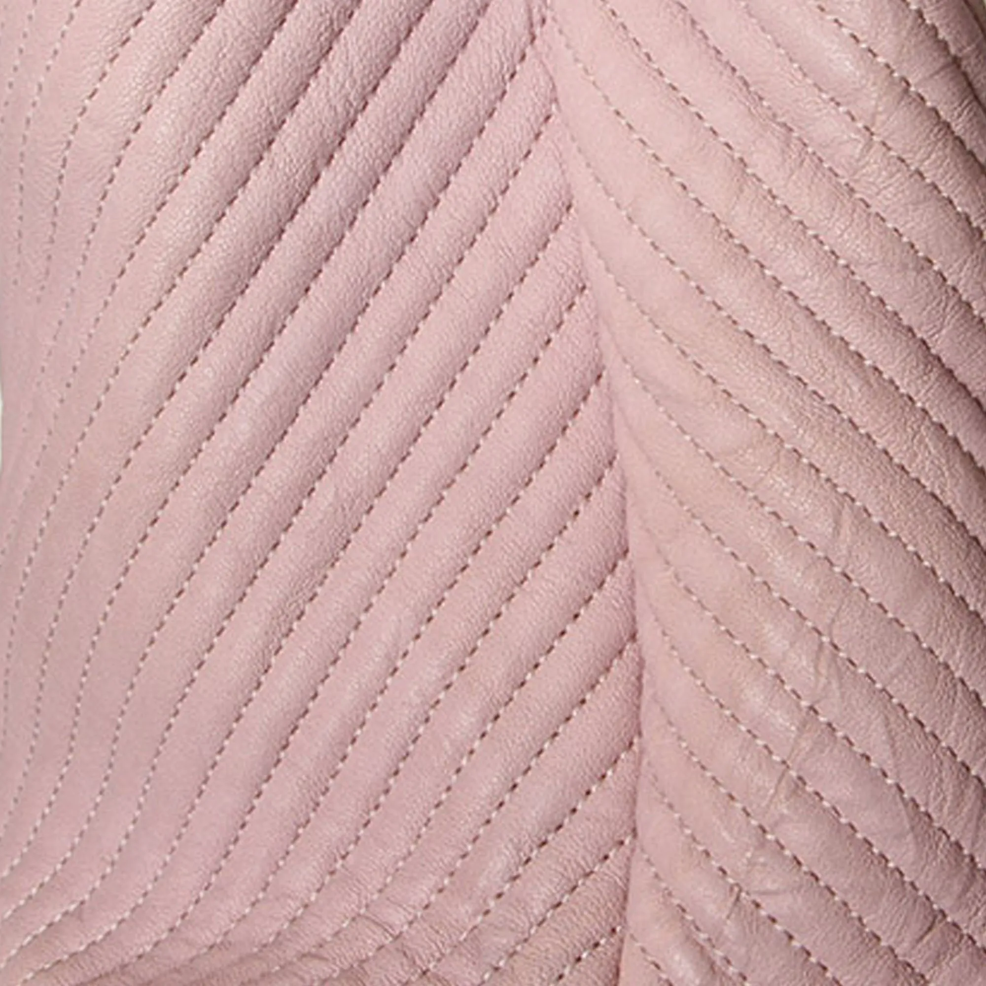 Chanel Chevron Leather Tote Bag Pink