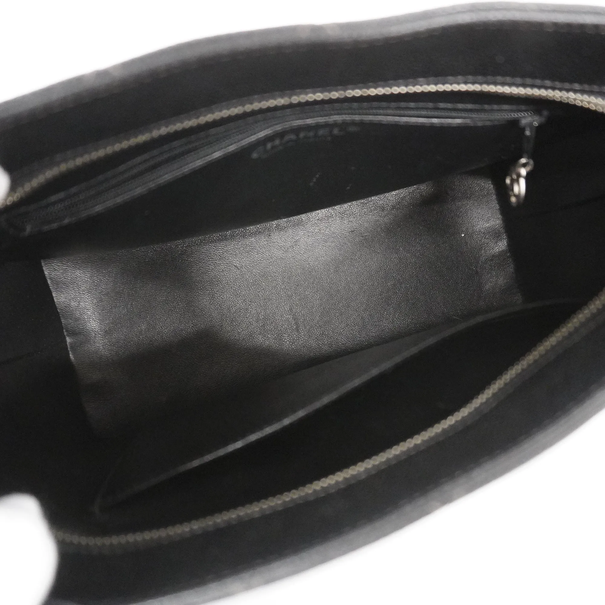 CHANEL   Reprint Tote Women's Leather Tote Bag Black