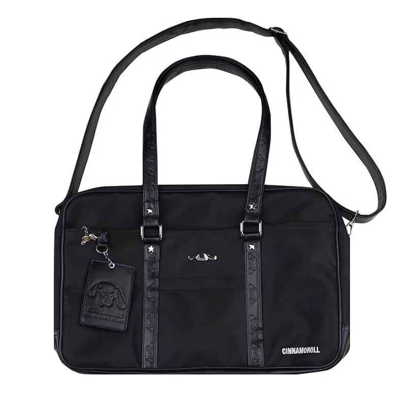 Cinnamoroll Embossed Large Capacity Black JK Bag