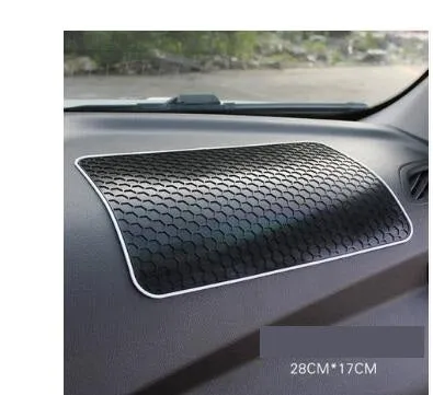 Color: Honeycomb L - Car mobile phone bracket car anti-skid pad