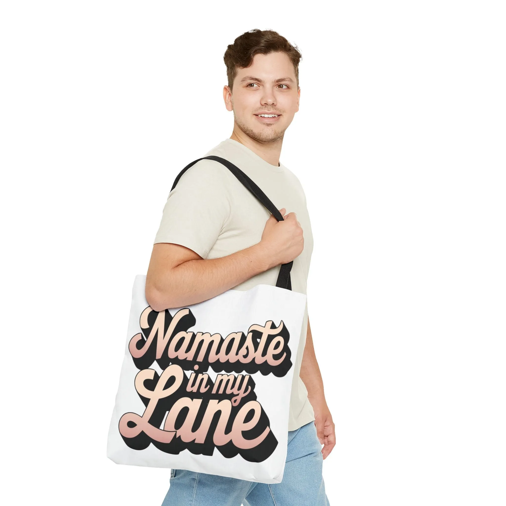 DUO MODERN "Namaste in My Lane" Tote Bag