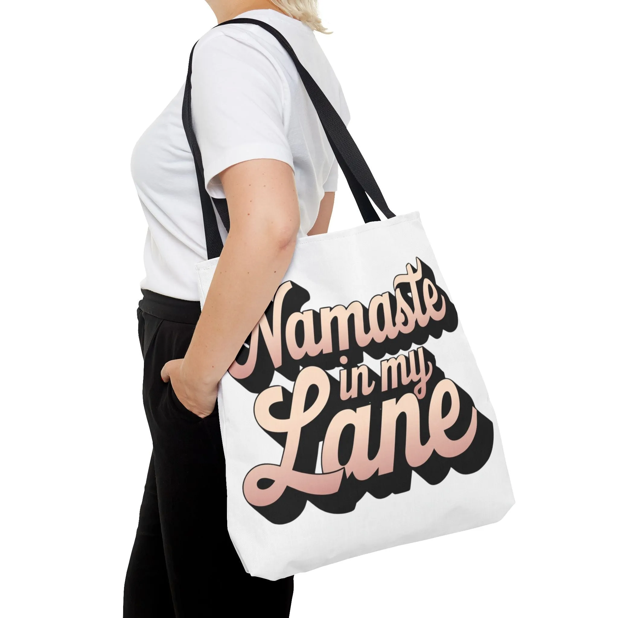 DUO MODERN "Namaste in My Lane" Tote Bag