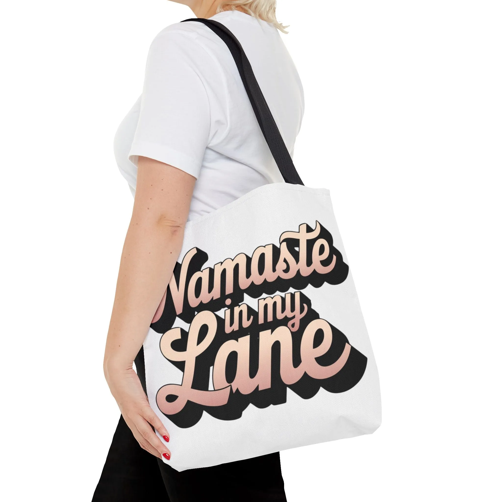 DUO MODERN "Namaste in My Lane" Tote Bag