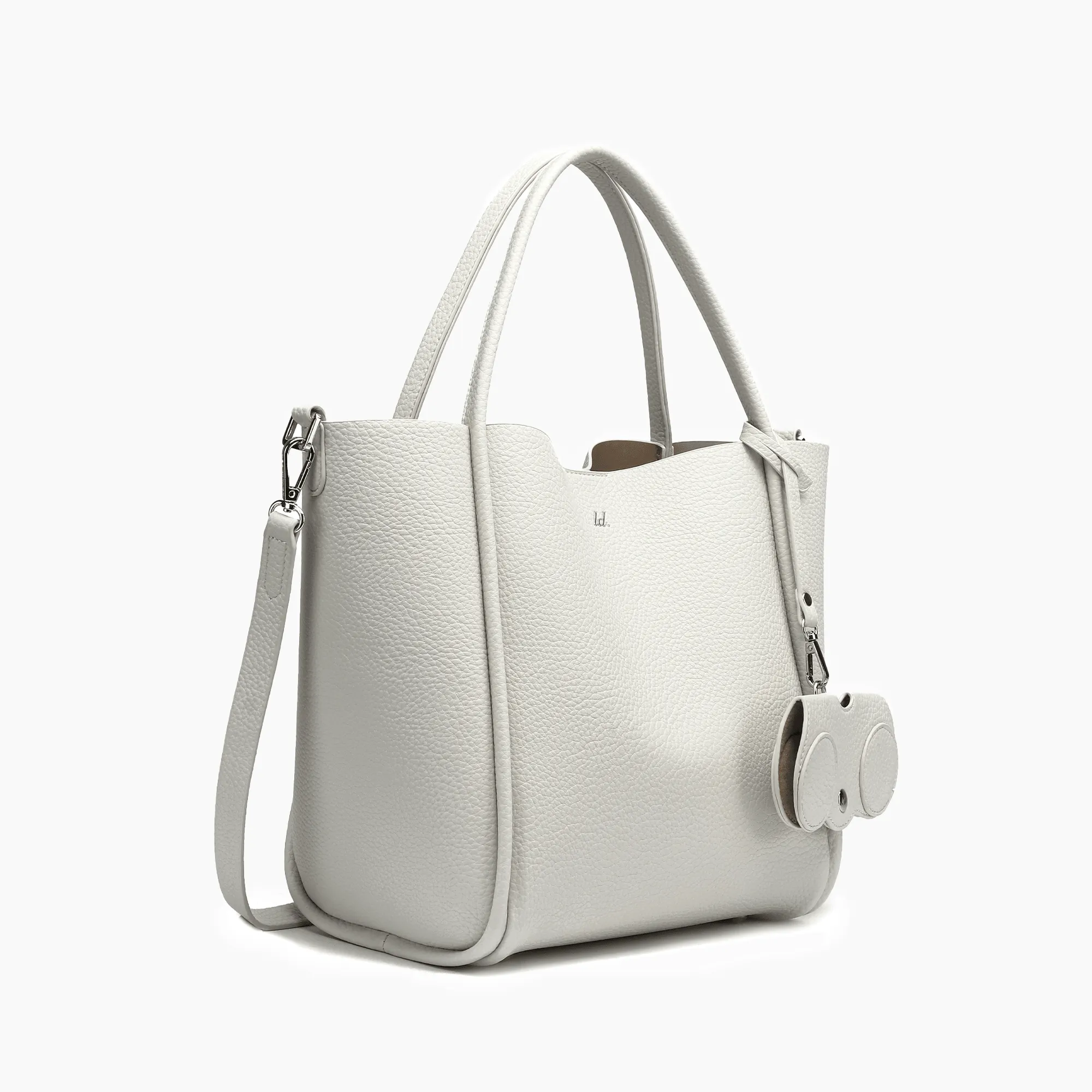Dusty Top Handle Vegan Tote Bag