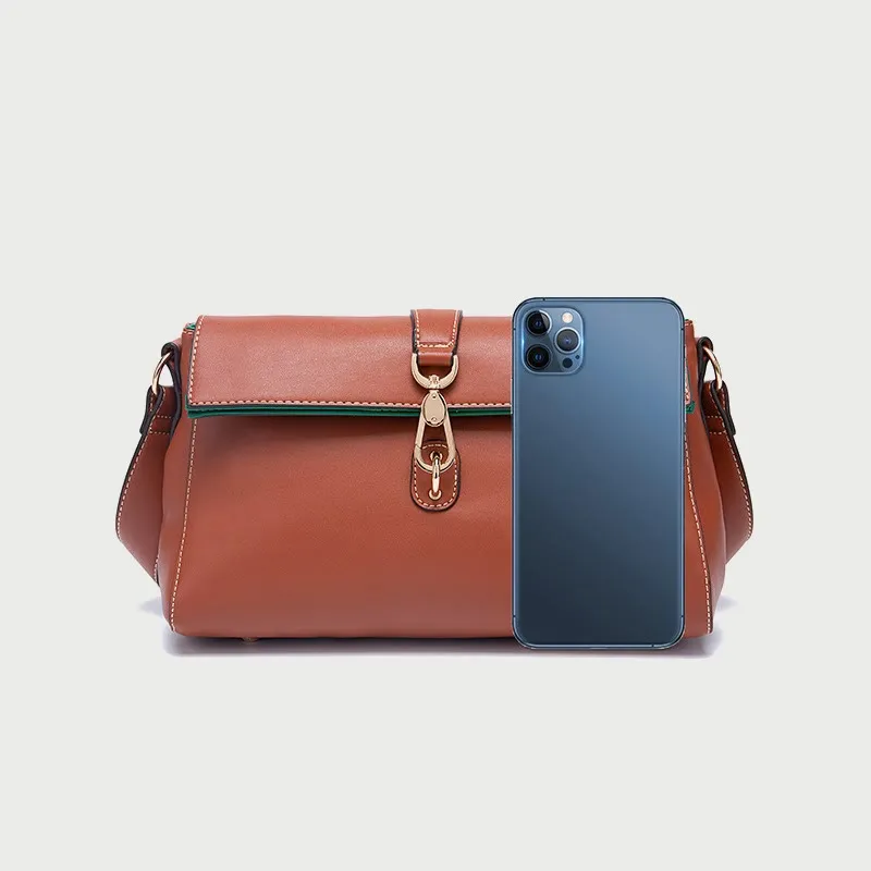 Fashion Leather Handbag for Women Small Casual Shoulder Bag Satchel