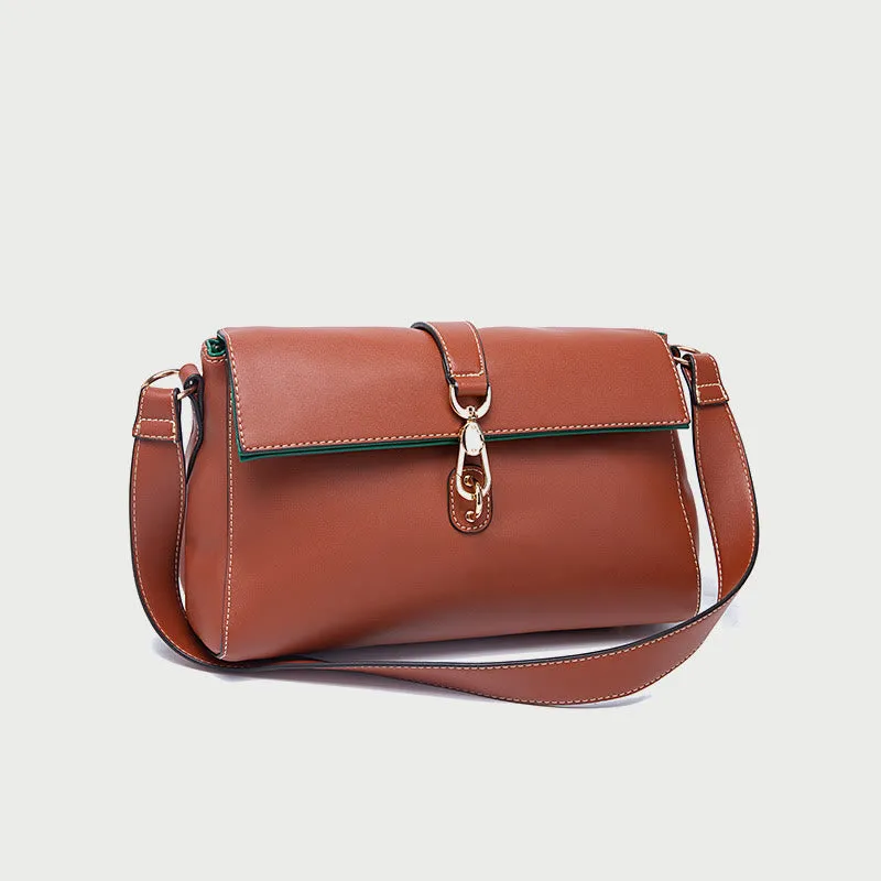 Fashion Leather Handbag for Women Small Casual Shoulder Bag Satchel