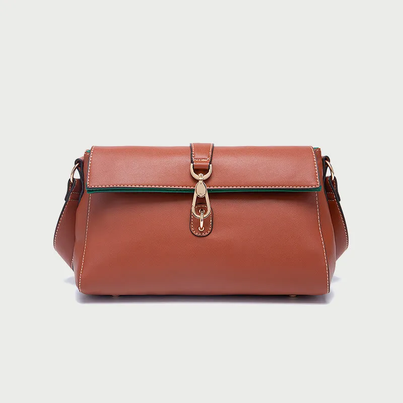 Fashion Leather Handbag for Women Small Casual Shoulder Bag Satchel