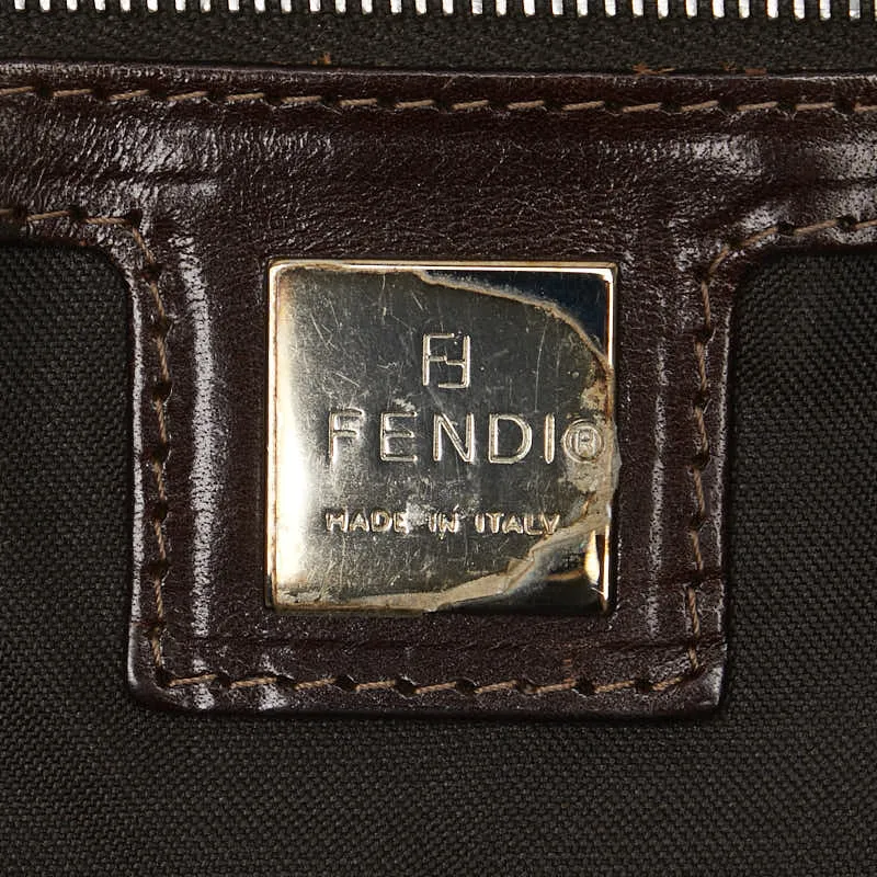 Fendi Corduroy Leather Tote Handbag 26693
