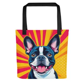Frenchie Pop Art Tote Bag