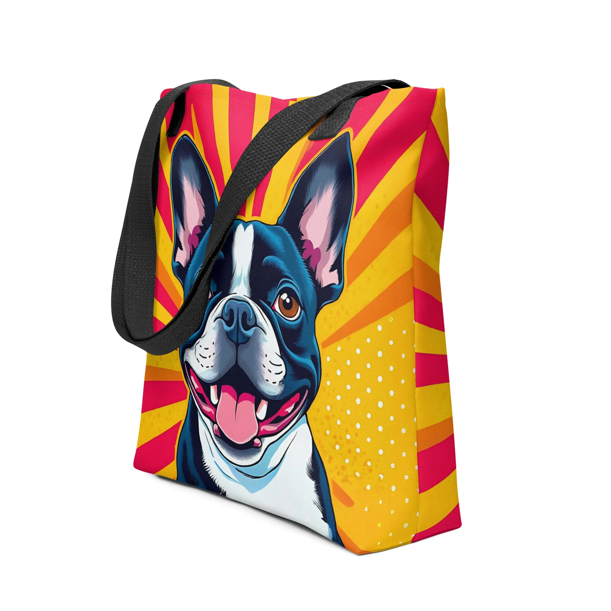 Frenchie Pop Art Tote Bag