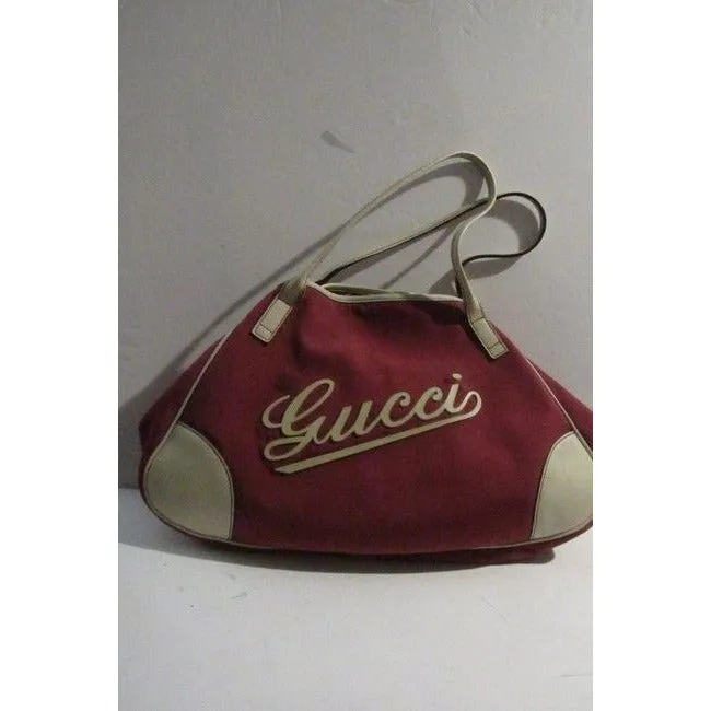 Gucci Bag And Boulevard Tote With Logo On Front Bubblegum Pink Canvas Leather Tote