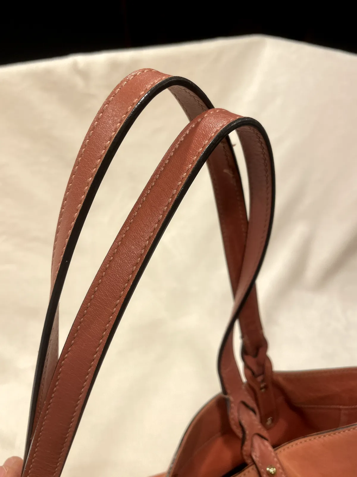 Gucci Brown Craft Leather Tote w Detachable Python Wallet