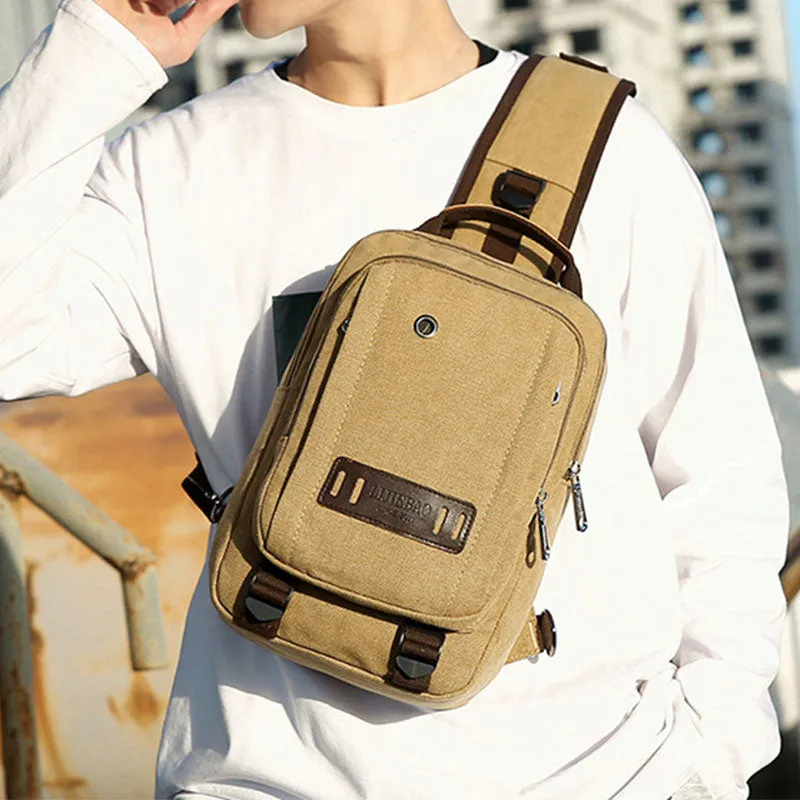 Large Capacity Retro Crossbody Bag Sling Bag