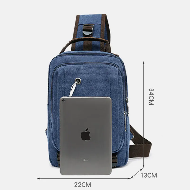 Large Capacity Retro Crossbody Bag Sling Bag