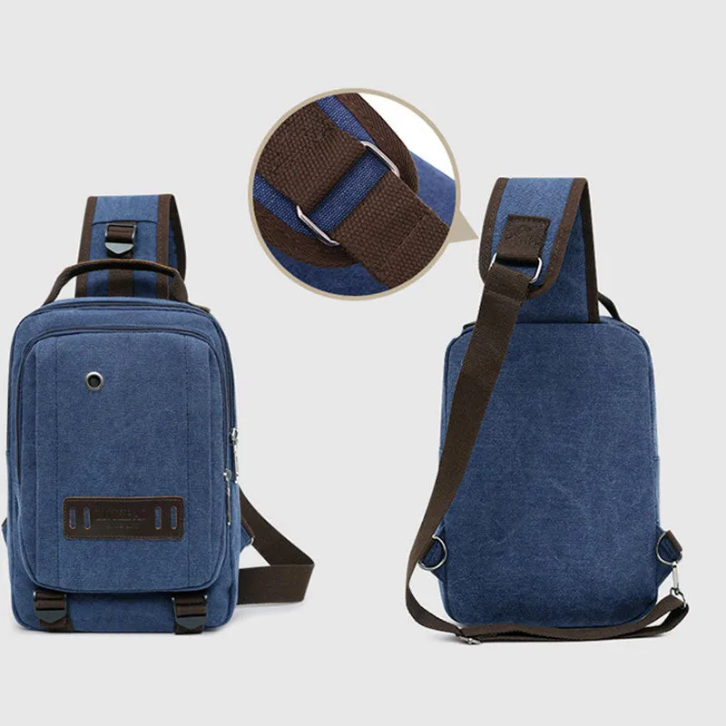 Large Capacity Retro Crossbody Bag Sling Bag