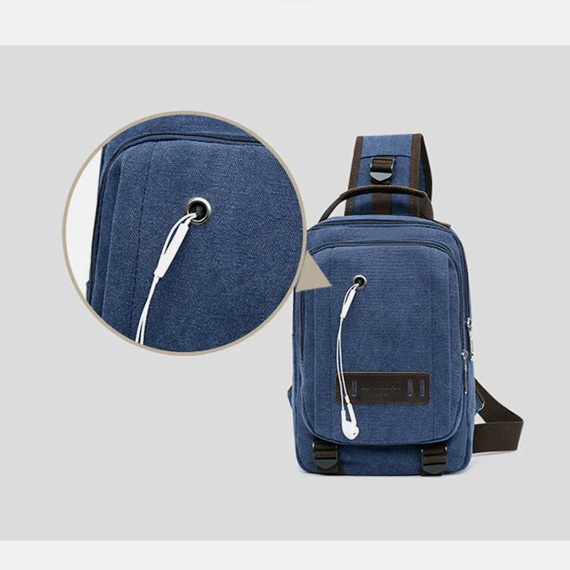 Large Capacity Retro Crossbody Bag Sling Bag