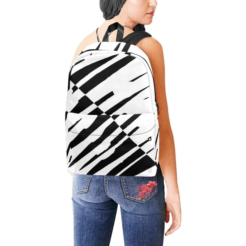 Miniaday Designs City Shadows Unisex Nylon Backpack by Ryan