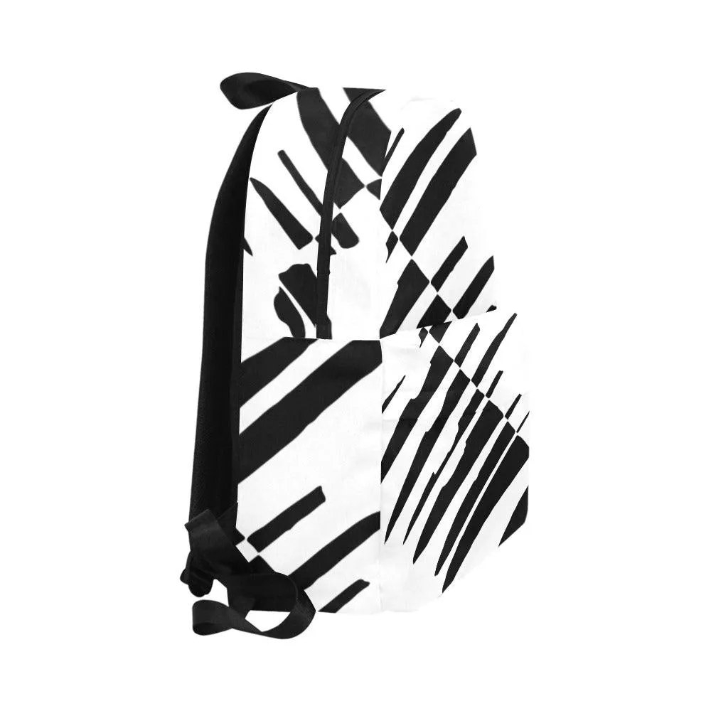 Miniaday Designs City Shadows Unisex Nylon Backpack by Ryan