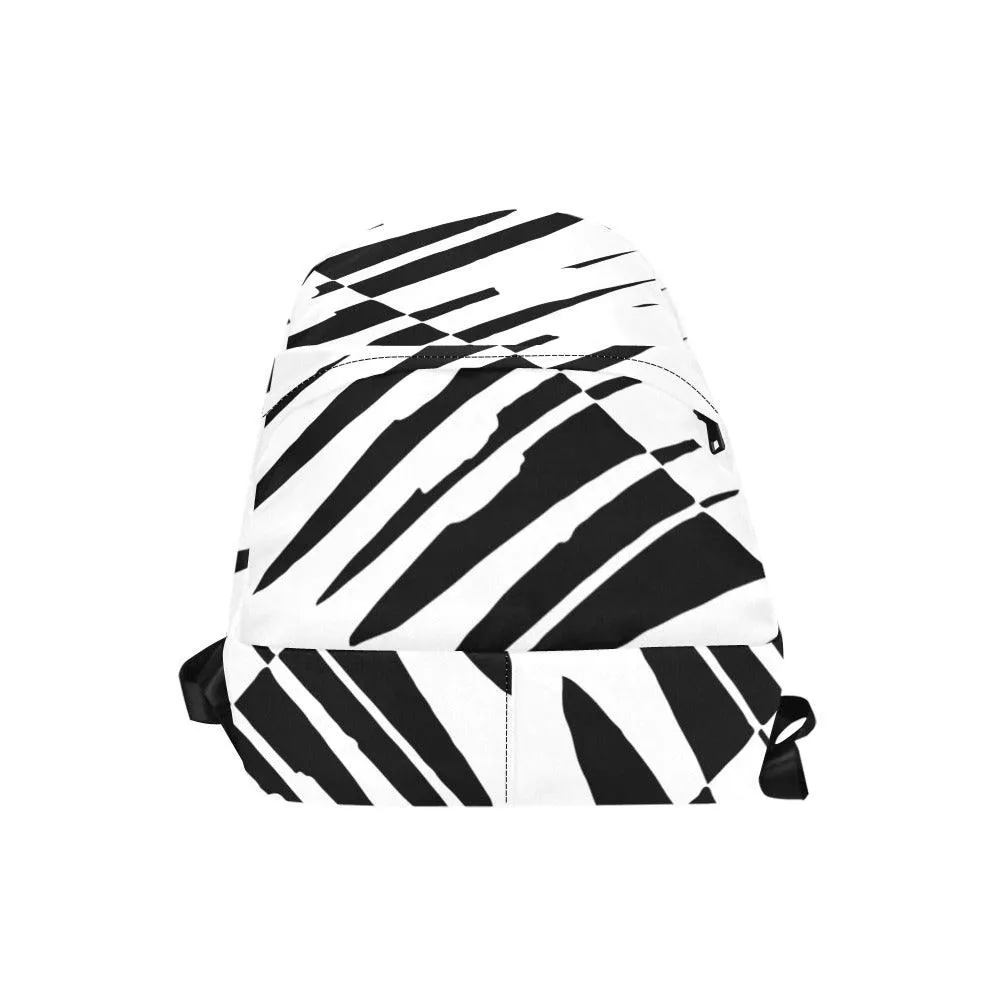 Miniaday Designs City Shadows Unisex Nylon Backpack by Ryan