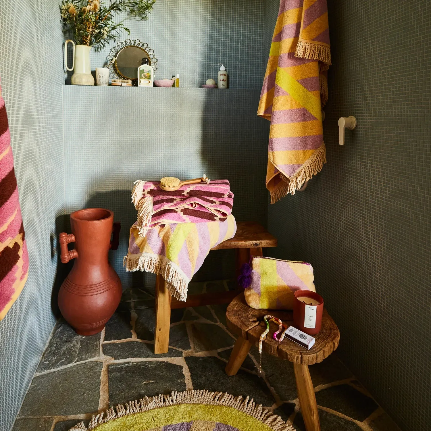 Sage & Clare Bath Sheet Jarita Mauve