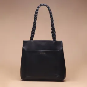 Tas Tote Wanita Silvertote Nathalie Black