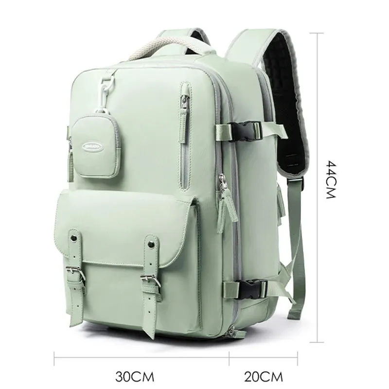 Women's 15.6" Laptop Versatile Waterproof Multiple Compartments | Travel Business School Carry-on Backpack